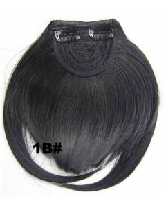 Pony hairextension clip in zwart - 1B#