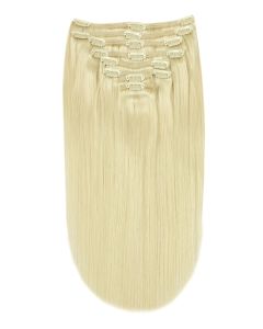 Remy Human Hair extensions straight 24" - blond 60#