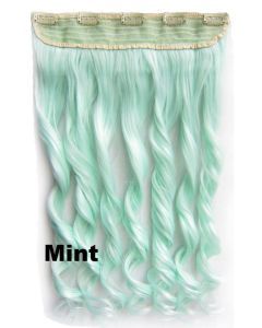 Clip in 1 baan wavy Mint