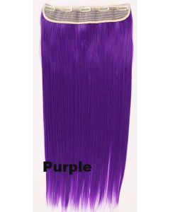 Clip in 1 baan straight Purple