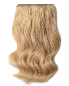 Remy Human Hair extensions Double Weft straight 16" - blond 16#