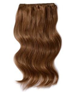 Remy Human Hair extensions Double Weft straight 18" - bruin 5#