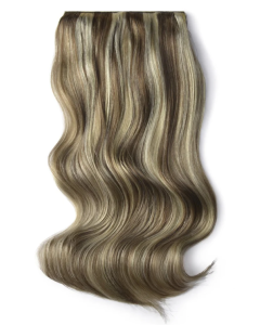 Remy Human Hair extensions Double Weft straight 16" - blond 9/613#