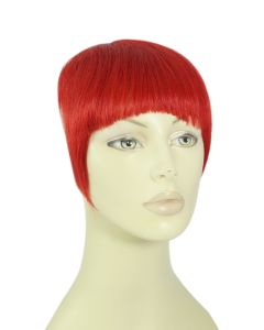 Remy Human Hair Clip-in Pony rood - red