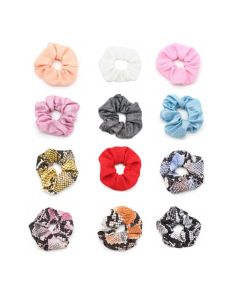 Scrunchie - set 12 stuks