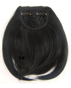 Pony hairextension clip in zwart - 1#