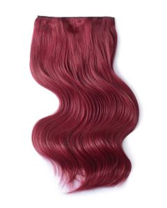 Remy Human Hair extensions Double Weft straight - rood 530#