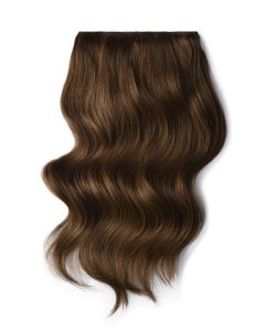 Remy Human Hair extensions Double Weft straight - bruin 6#