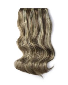 Remy Human Hair extensions Double Weft straight - blond 9/613#