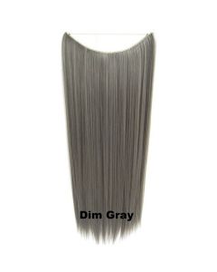 Wire hair straight Dim Gray