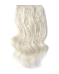 Remy Human Hair extensions Double Weft straight - Ice Blond